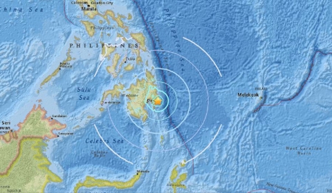 필리핀 남부 규모 6.4 지진